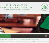 adw. Barbara J. Grzybowska Glossa Kancelaria Adwokacka Recht – Rechtsservice,  polnische Firma