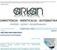 Arkan Klimatyzacja Wentylacja Baugewerbe – Klimatisierung und Ventilation,  polnische Firma
