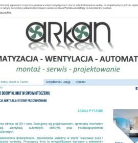 Arkan Klimatyzacja Wentylacja Baugewerbe – Klimatisierung und Ventilation, polnische Firma