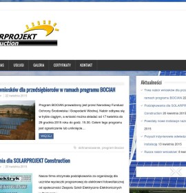 “Solarprojekt Construction” Sp. z o.o. polnische Firma