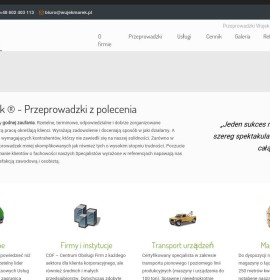 “A.B. Przeprowadzki Wujek Marek” Dienstleistungen – Umzüge, polnische Firma