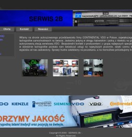 Autoryzowany Serwis i Legalizacja Tachografów Serwis 2B Automobile – Tachografen Taxometer und Tachometer, polnische Firma