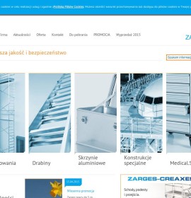 “Zarges Drabiny i Rusztowania” Baugewerbe – Gerüst Leitern und Schalungen, polnische Firma