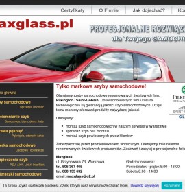 Maxglass Piotr Sierpiński  polnische Firma