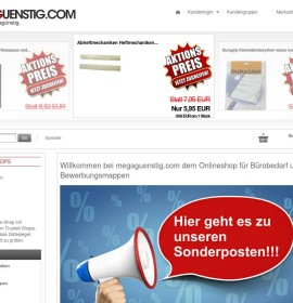 Bürobedarf megaguenstig einkaufen deutscher Online-Shop