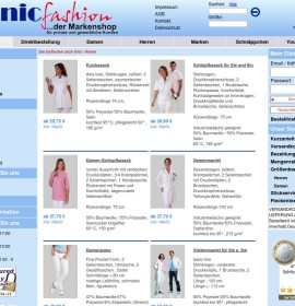 Clinic Fashion deutscher Online-Shop