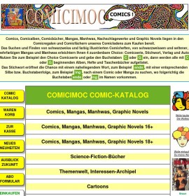 COMICIMOC – Comicladen, Comicshop und Comickiste deutscher Online-Shop
