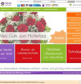 Der Blumenversand deutscher Online-Shop