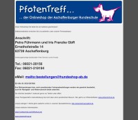 Der Onlineshop der Hundeschule Aschaffenburg deutscher Online-Shop