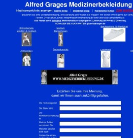 Alfred Grages Aerzte- und Klinikbekleidung – Berufsbekleidung Berufskleidung deutscher Online-Shop