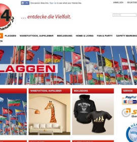 Fahnen + Flaggen bei universalhandel24.de deutscher Online-Shop