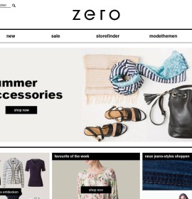 zero Online Store deutscher Online-Shop