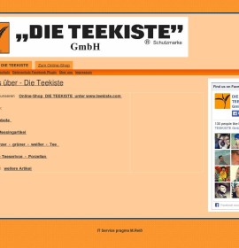 Teegeschirr,Teezubehör, Die Teekiste.com Tee in Hamburg deutscher Online-Shop