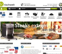 Tischwelt.de deutscher Online-Shop