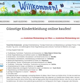 Trend-Kids Kindermode deutscher Online-Shop