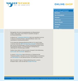 Wassertechnik Stein deutscher Online-Shop