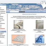 Welt-der-Decken.de – Hochwertige Bettdecken, Bettwäsche und Heimtextilien deutscher Online-Shop