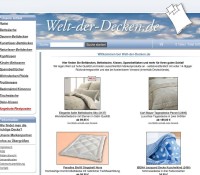 Welt-der-Decken.de – Hochwertige Bettdecken, Bettwäsche und Heimtextilien deutscher Online-Shop