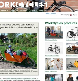 WorkCycles: Das Fahrradgeschäft für Lastenfahrrad, Transportfahrrad und speziell stabile Fahrräder deutscher Online-Shop