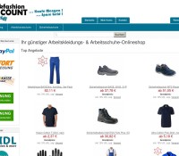 workfashion-discount.de deutscher Online-Shop