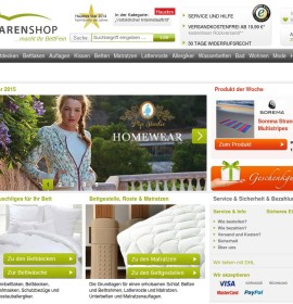 Bettwaren Shop | Bettwäsche, Bettdecken, Matratzen, Bettlaken deutscher Online-Shop