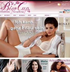 bigcup.de – Anita Dessous, große Cups, Schwangersc deutscher Online-Shop