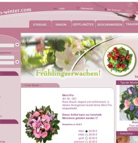 Blumen aus München deutscher Online-Shop