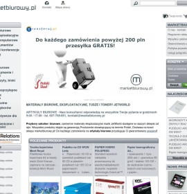 Marketbiurowy – Selbstklebeetiketten polnischer Online-Shop