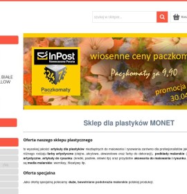 Shop mit Produkten für Künstler polnischer Online-Shop
