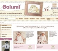 Die Kleidung für die Taufe polnischer Online-Shop