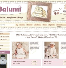 Die Kleidung für die Taufe polnischer Online-Shop
