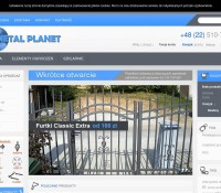 Doppeltore und Absperrungen aus Metall polnischer Online-Shop