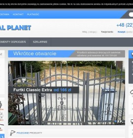 Doppeltore und Absperrungen aus Metall polnischer Online-Shop