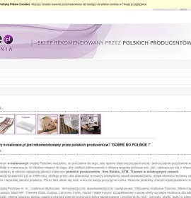 E-materace.pl – Betten polnischer Online-Shop