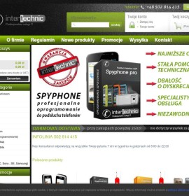 Intertechnic.pl – SpyPhone polnischer Online-Shop