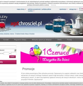 AGDchrosciel.pl – Appliances polnischer Online-Shop