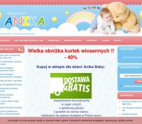 Online-Shop für Kinder Anika Baby Shop polnischer Online-Shop Bekleidung & Schuhe, Artikel für Kinder,