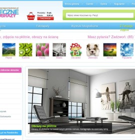 Bilder an der Wand polnischer Online-Shop Haus und Garten,