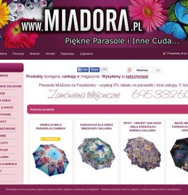 Regenschirme, Sonnenschirme, Galoschen – MiaDora.pl polnischer Online-Shop
