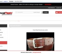 Stilvolle Ledergürtel für Männer und Frauen polnischer Online-Shop