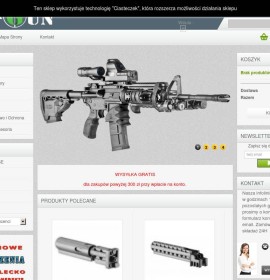 Shop mit Zubehör für Schusswaffen. polnischer Online-Shop