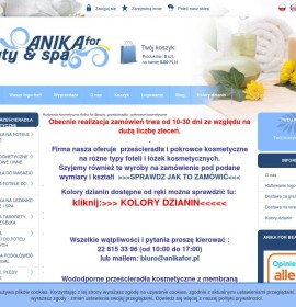 Anika kosmetische Großhandel für Beauty & Spa polnischer Online-Shop