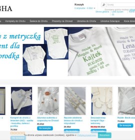 Taufkleider mit gesticktem Namen und das Datum der Taufe – Taufe Zubehör polnischer Online-Shop