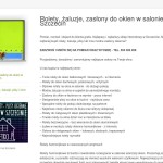 Blinds Poznan polnischer Online-Shop Haus und Garten,