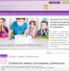 Zabawkomania polnischer Online-Shop Geschenke, Artikel für Kinder,