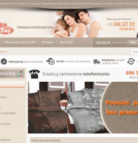 Online Shop mit Bettwäsche – SlodkieSny.pl polnischer Online-Shop