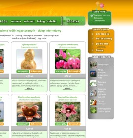 Online Shop mit Samen Drosera.pl polnischer Online-Shop