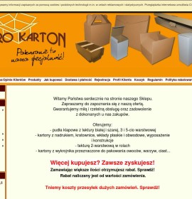 Der Online-Shop – Schachteln mit Verschlussklappe, Kartons, Kartons polnischer Online-Shop