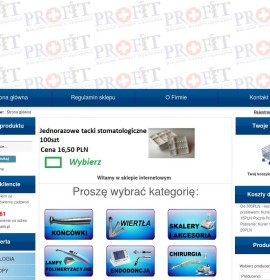 Zahnärztliche Ausrüstung polnischer Online-Shop
