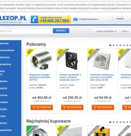 Shop-Installation – Instalszop.pl polnischer Online-Shop